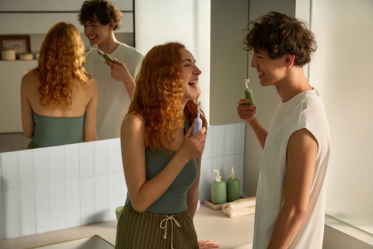 Laifen Soniczna Szczoteczka do Zębów Wave SE 2 Głowki Aplikacja USB-C Biała