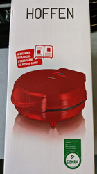 Gofrownica Hoffen 1000W Serca Czerwona