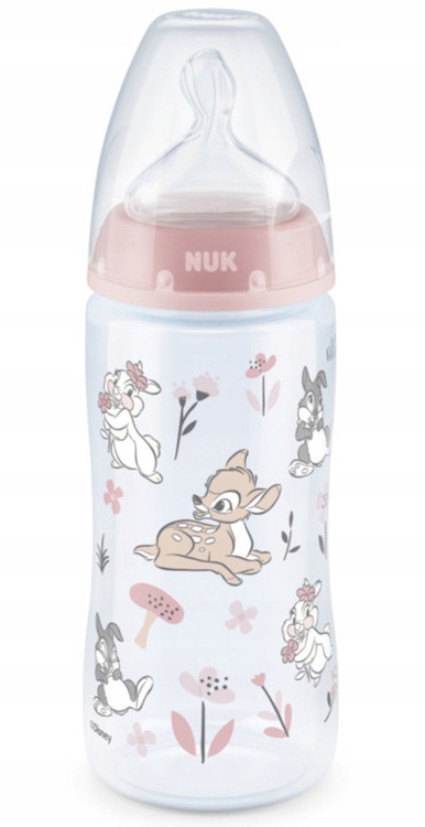 NUK butelka FC+ Disney BAMBI 300ml. smoczek 6-18m