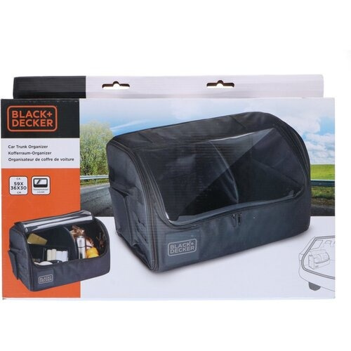 Organizer do bagażnika torba do bagażnika z przezroczysta pokrywą  BLACK+DECKER