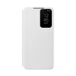 Etui Samsung Smart Clear View Cover Biały do Galaxy S22 (EF-ZS901CWEGEE)