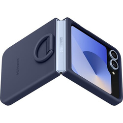 Etui Samsung Silicone Case with Ring Navy do Galaxy Z Flip 6 Granatowy EF-PF741TNEGWW