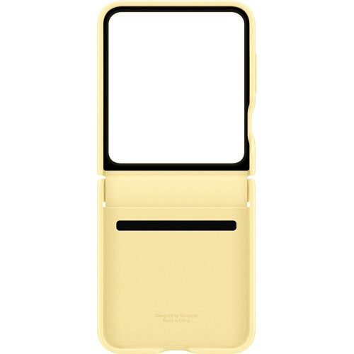 Etui Samsung Flap ECO-Leather Case Yellow do Galaxy Z Flip6 Żółty EF-VF741PYEGWW