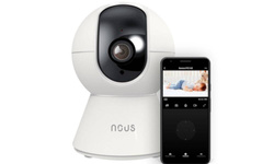 Inteligentna kamera wewnętrzna NOUS W5 PTZ IP 3MP Wi-Fi / P2P Full HD Biała /OUTLET