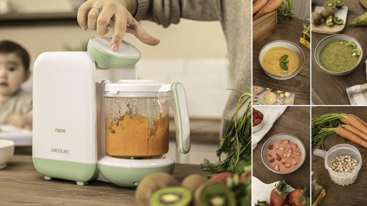 Cecotec Nana BabyCare FoodProcessor Robot kuchenny do przygotowywania posiłków dla niemowląt