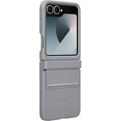 Etui Samsung Flap Eco-Leather Case do Z Flip 6 / Flip 7 FE Szary EF-VF741PJEGWW