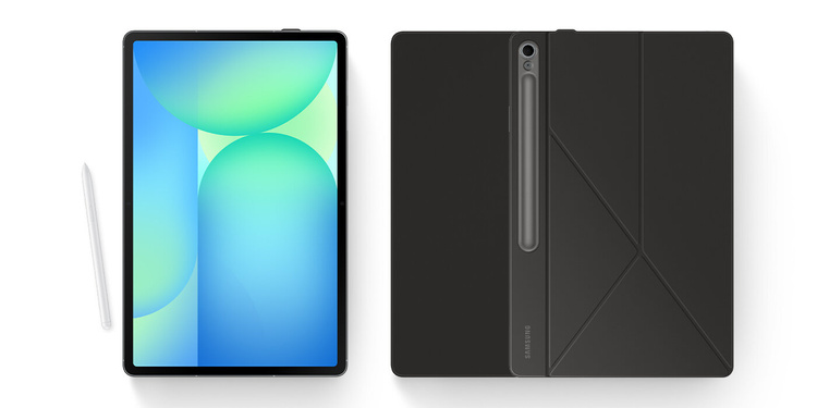 Etui Samsung Smart Book Cover Niebieski do Galaxy Tab S10FE+ S10FE+ 5G Case /OUTLET