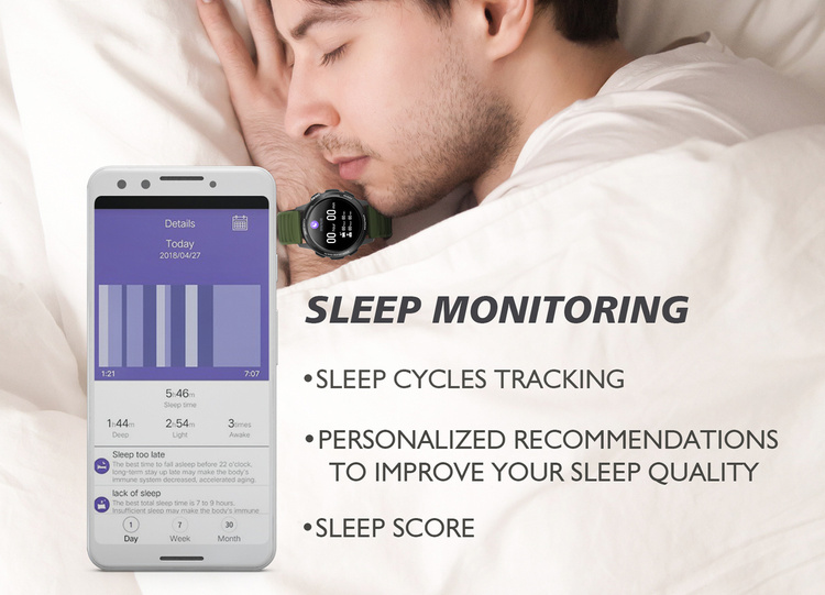 Smartwatch Bemi TRACKER Szary