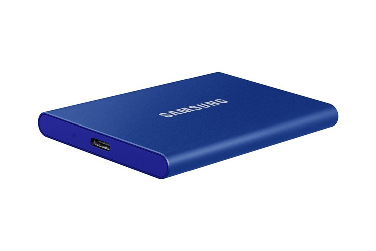 SAMSUNG T7 Dysk zewnetrzny SSD 2TB Niebieski USB 3.2 (MU−PC2T0H/WW)