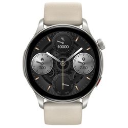 Zeblaze Męski Smartwatch Btalk 3 GPS 45 mm Kremowy Beż AMOLED SOS 25 Dni