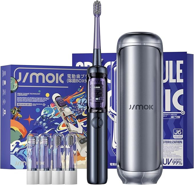 Jimok J6 Capsule Blue Szczoteczka Soniczna + 4 końcówki