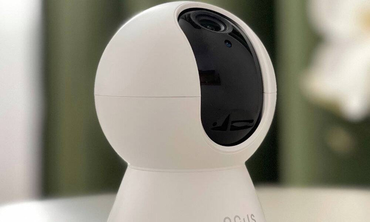 Inteligentna kamera wewnętrzna NOUS W5 PTZ IP 3MP Wi-Fi / P2P Full HD Biała /OUTLET