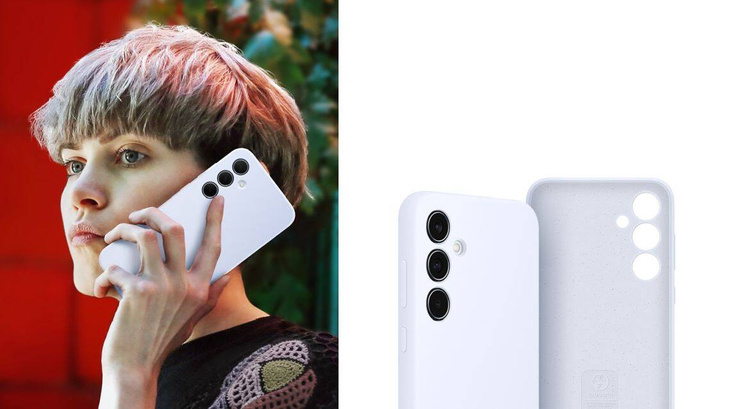 Samsung Silicone Case Jasnoniebieskie do Galaxy A35 5G (EF-PA356TLEGWW)