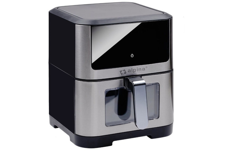 Alpina frytkownica beztłuszczowa 8 litrów cyfrowy wyświetlacz Airfryer