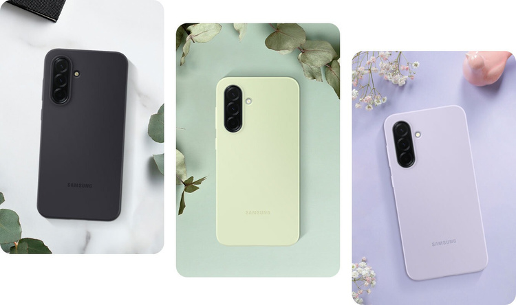 Etui Samsung Silicone Case Galaxy A36 5G Green Zielony EF-PA366CGEGWW