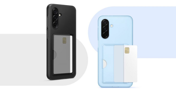 Plecki Etui Miejsce na Kartę Samsung Card Slot Case do Galaxy A26 5G Czarny