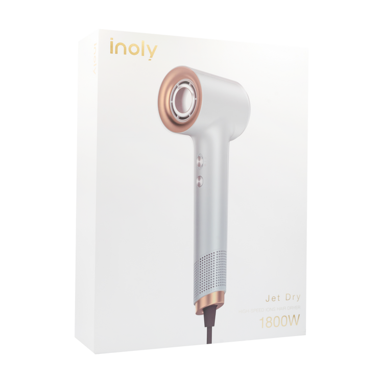 Inoly Jet Dry Silver Glow Suszarka z Jonizacja 1800W Szara /OUTLET
