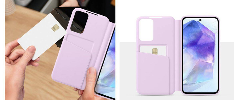 Samsung Smart View Wallet Case Czarne do Galaxy A55 5G (EF-ZA556CBEGWW) /OUTLET