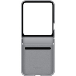 Etui Samsung Flap Eco-Leather Case do Z Flip 6 / Flip 7 FE Szary EF-VF741PJEGWW