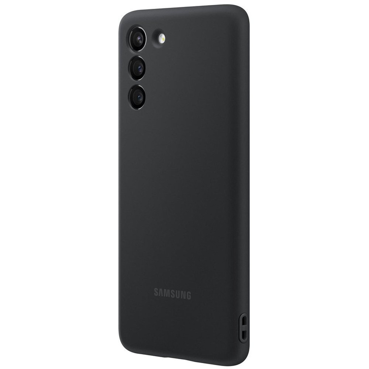 Etui Samsung Silicone Cover Czarny do Galaxy S21 (EF-PG991TBEGWW)