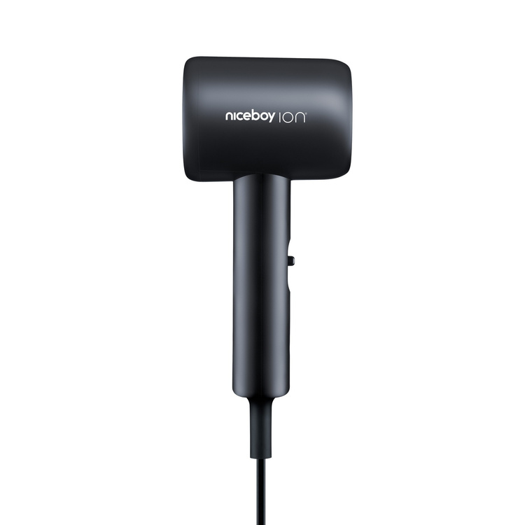 Suszarka do włosów Niceboy ION AirSonic POP onyx Czarna 1400 W 1,7 m Lekka /OUTLET