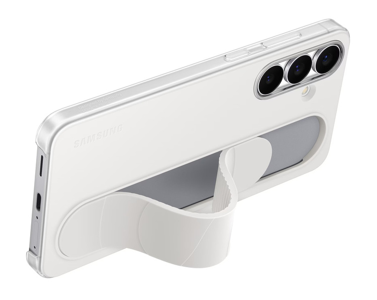 Etui Samsung Standing Grip Case do Galaxy S25 FE Biały EF-GS731CWEGWW