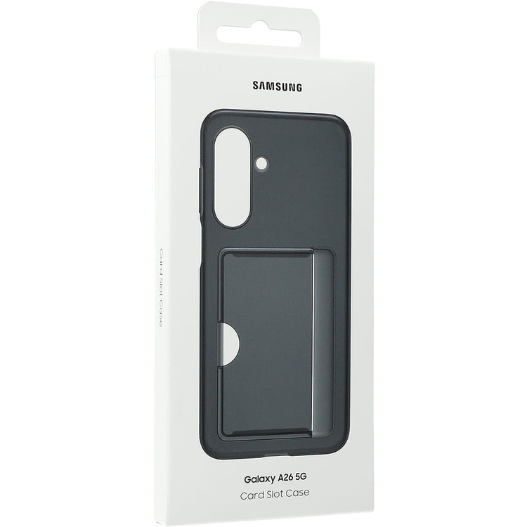 Plecki Etui Miejsce na Kartę Samsung Card Slot Case do Galaxy A26 5G Czarny