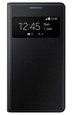 Etui Samsung S View Cover Czarne do Galaxy Core 2 EF-CG355BBEGWW