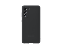 Etui Samsung Silicone Cover Czarny do Galaxy S21 FE 5G (EF-PG990TBEGWW)