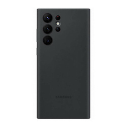 Etui Samsung Silicone Cover Czarny do Galaxy S22 Ultra (EF-PS908TBEGWW)