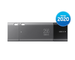 Pendrive Samsung USB 3.1 Flash Drive DUO Plus 256GB (MUF-256DB/APC)