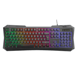 Vertux Klawiatura Przewodowa Tactile anti-ghosting Radiance QWERTY US RGB