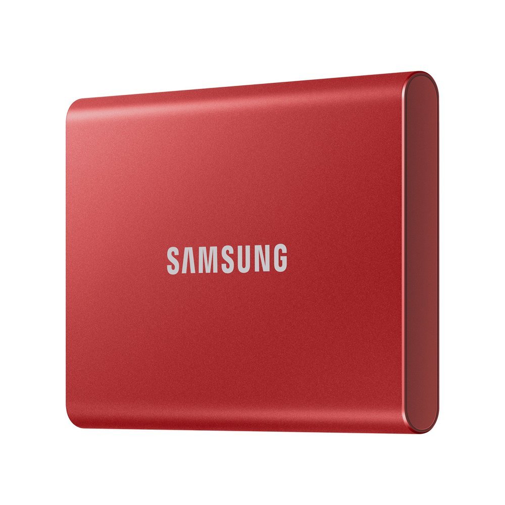 SAMSUNG T7 Dysk zewnetrzny SSD 1TB Czerwony USB 3.2 (MU−PC1T0R/WW) | \ \ ZEWNĘTRZNE |