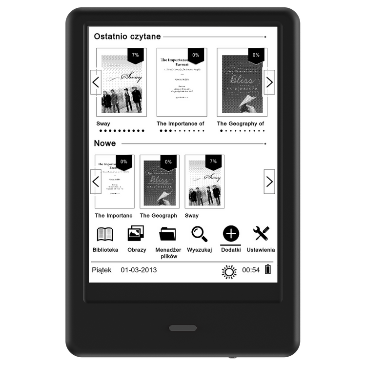 Bemi Ebook reader Cognita X black