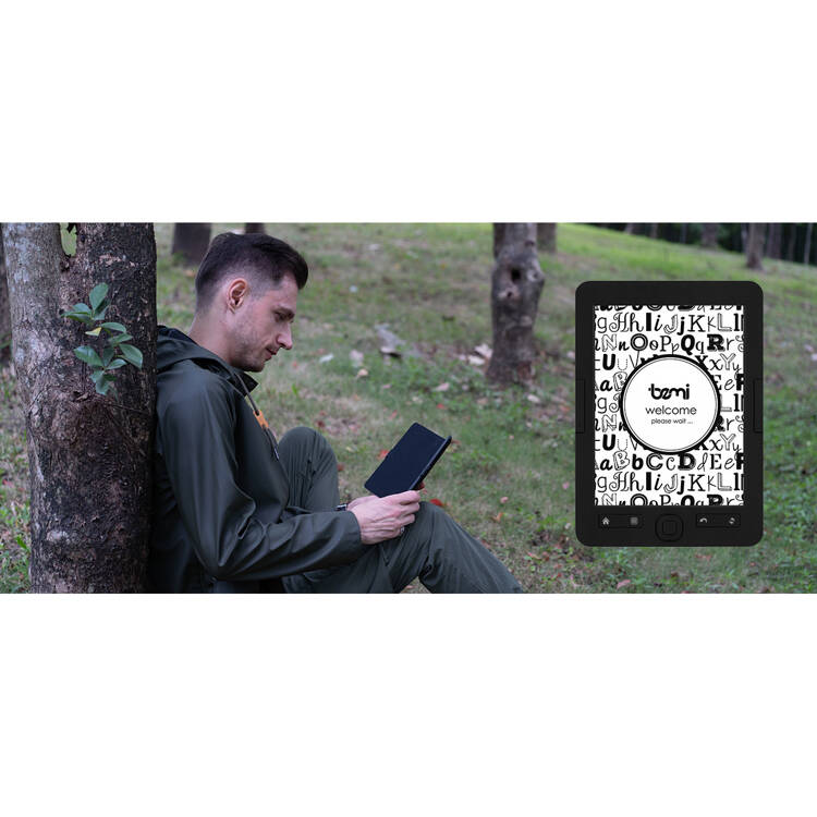 Czytnik do e-booków BEMI Cognita+ Grafitowy 4GB 6 Cali 1900mAh E-INK Carta /OUTLET