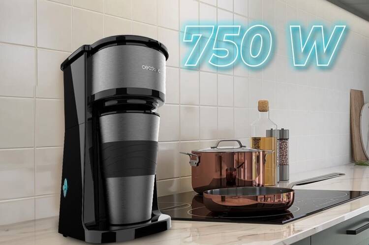 Ekspres do kawy przelewowy z kubkiem termicznym Cecotec Coffee 66 Drop&Go