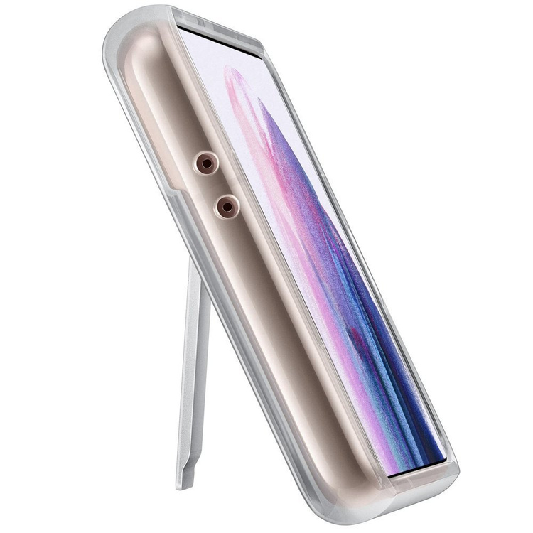 Etui Samsung CLEAR Standing Cover Transparent do Galaxy S21 (EF-JG991CTEGWW)