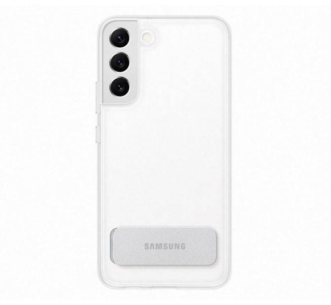 Etui Samsung CLEAR Standing Cover Transparent do Galaxy S22 (EF-JS901CTEGWW) /OUTLET
