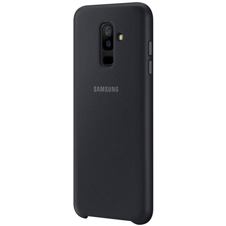 Etui Samsung Dual Layer Cover Czarne do Galaxy A6+ (EF-PA605CBEGWW)