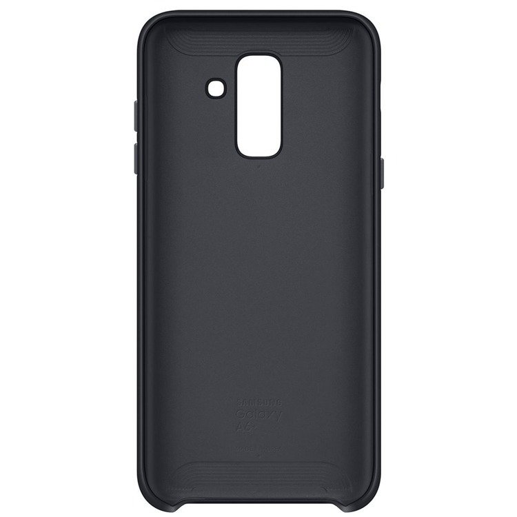 Etui Samsung Dual Layer Cover Czarne do Galaxy A6+ (EF-PA605CBEGWW)