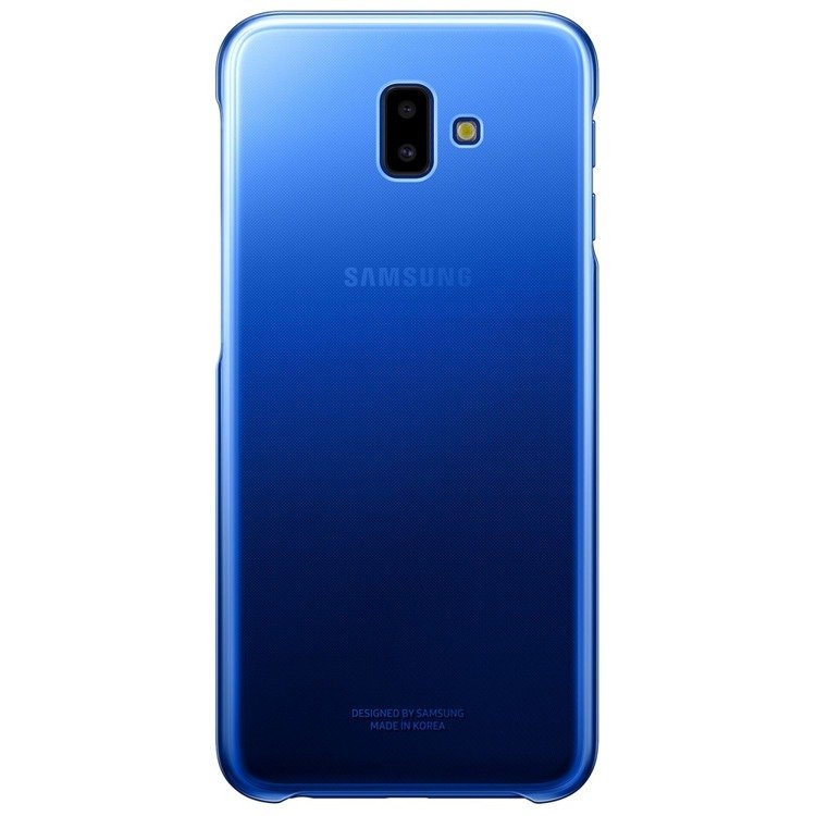 Etui Samsung Gradation Cover Niebieskie do Galaxy J6+ (2018) EF-AJ610CLEGWW