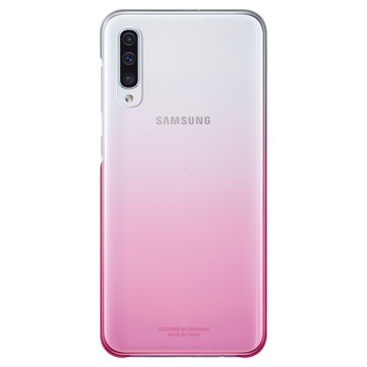 Etui Samsung Gradation Cover Różowe do Galaxy A50 (EF-AA505CPEGWW)