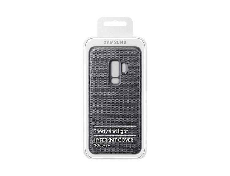 Etui Samsung Hyperknit Cover do Galaxy S9+ Szare (EF-GG965FJEGWW) /OUTLET