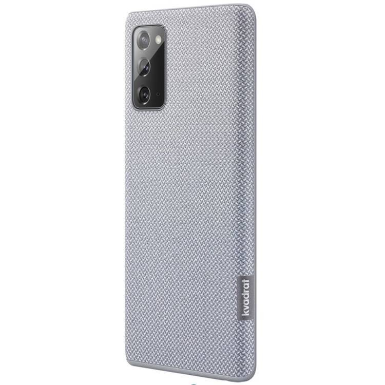 Etui Samsung Kvadrat Cover Szare do Galaxy Note 20 (EF-XN980FJEGEU)