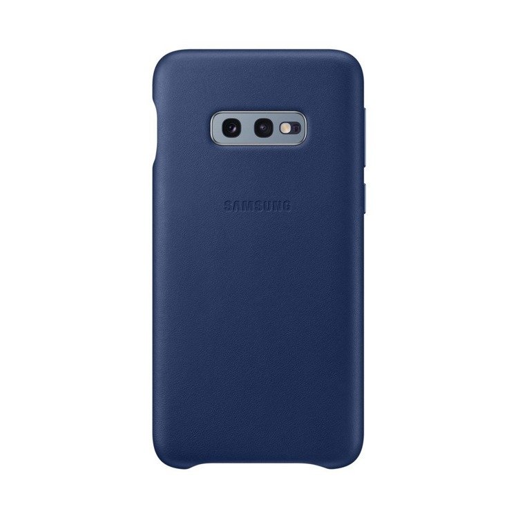 Etui Samsung Leather Cover Granatowy do Galaxy S10e (EF-VG970LNEGWW)