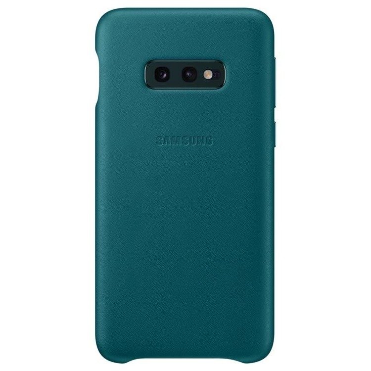 Etui Samsung Leather Cover Zielony do Galaxy S10e (EF-VG970LGEGWW)