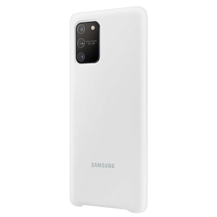 Etui Samsung Silicone Cover Biały do Galaxy S10 Lite (EF-PG770TWEGEU) /OUTLET