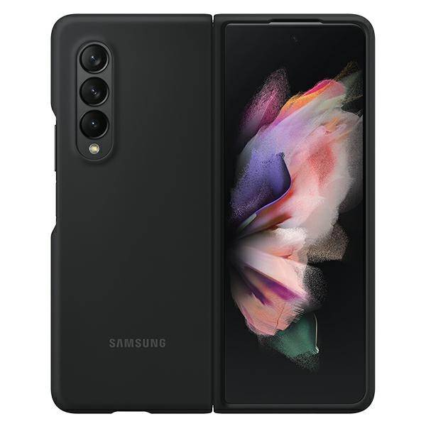 Etui Samsung Silicone Cover Czarny do Galaxy Z Fold3 5G (EF-PF926TBEGWW)