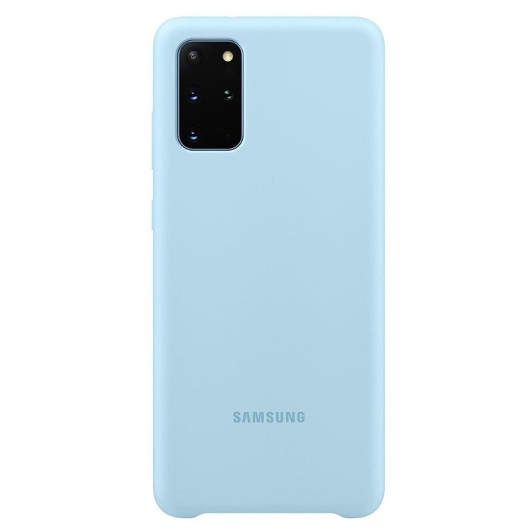 Etui Samsung Silicone Cover Niebieski do Galaxy S20+ (EF-PG985TLEGEU)