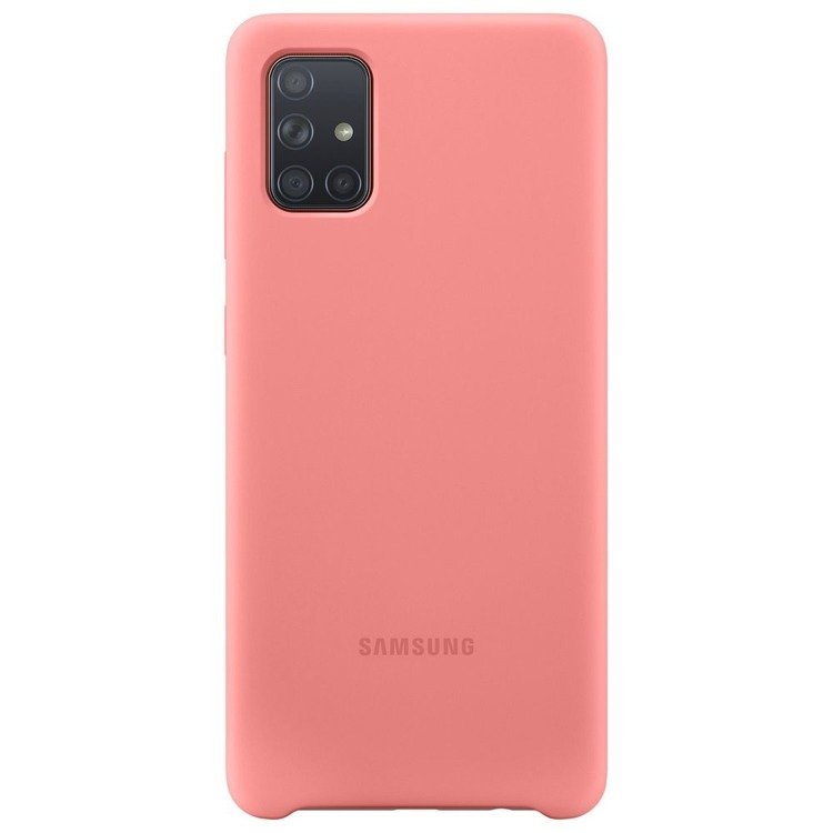 Etui Samsung Silicone Cover Różowy do Galaxy A71 (EF-PA715TPEGEU)